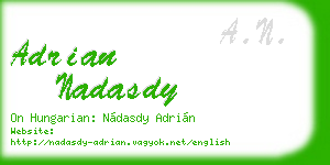 adrian nadasdy business card